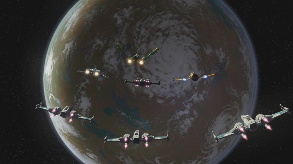 Planetas icônicos de Star Wars