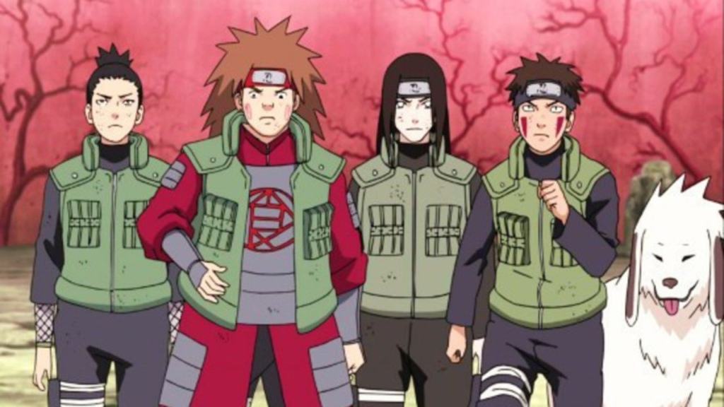 Todos os cargos em Naruto